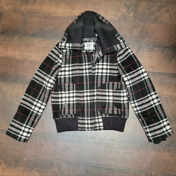 Levi's Wool Satin Lined Winter Jacket Women's XL - Picture 1 of 6